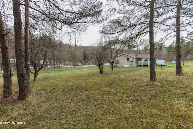 view of yard