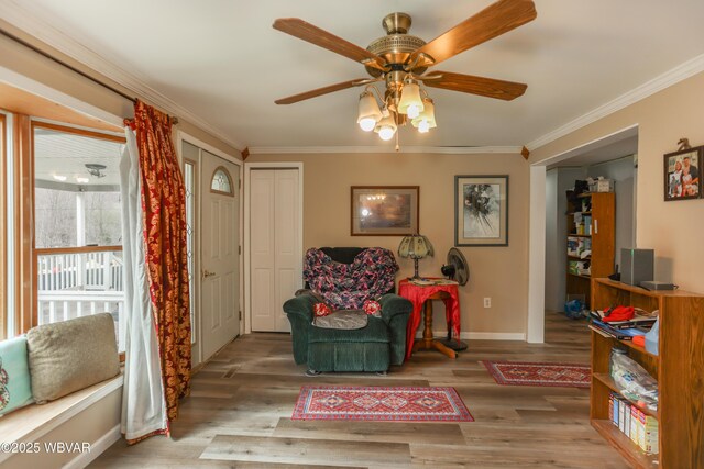 interior space with light wood-style flooring