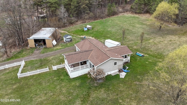 drone / aerial view