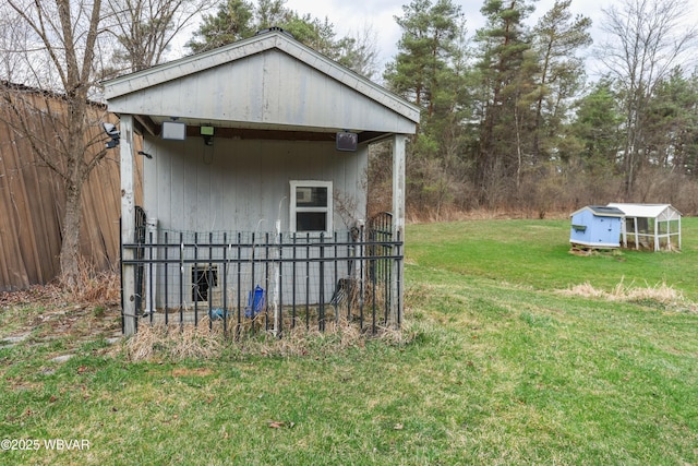 view of outbuilding featuring an outbuilding
