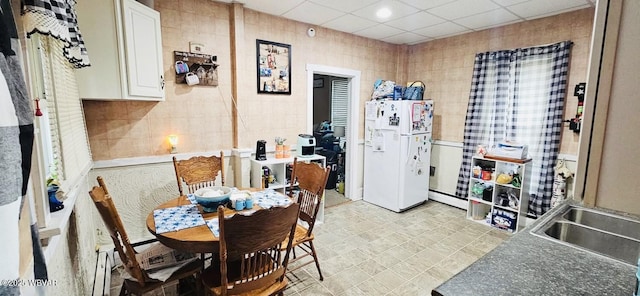 103 Lower Market St, Milton, PA 17847 - dining area with a paneled ceiling and recessed lighting