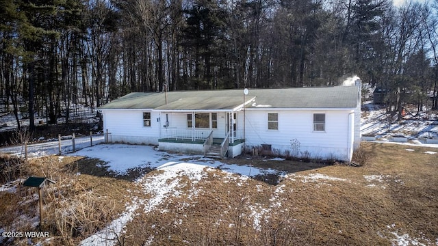 view of ranch-style house