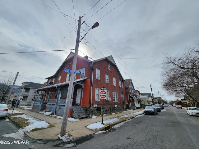 view of home's exterior featuring a residential view