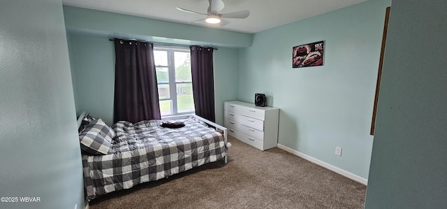 250 Mclaughlin Rd, Milton, PA 17847 - bedroom featuring carpet flooring, ceiling fan, and baseboards