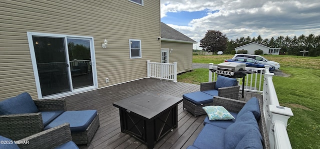 250 Mclaughlin Rd, Milton, PA 17847 - wooden terrace featuring a lawn