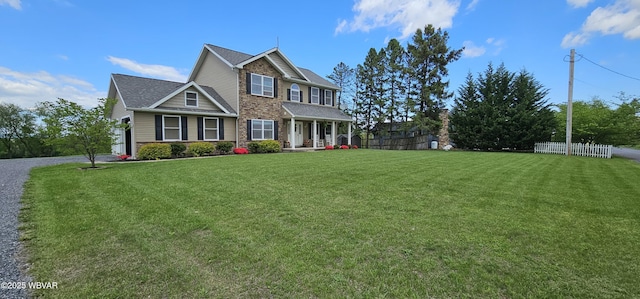 250 Mclaughlin Rd, Milton, PA 17847 - view of front of house with covered porch and gravel driveway