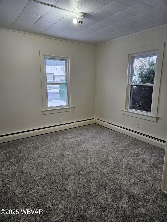 unfurnished room featuring carpet flooring