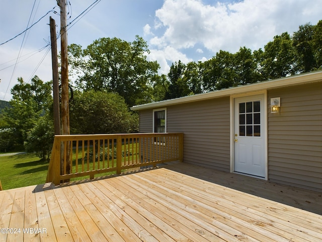 view of deck