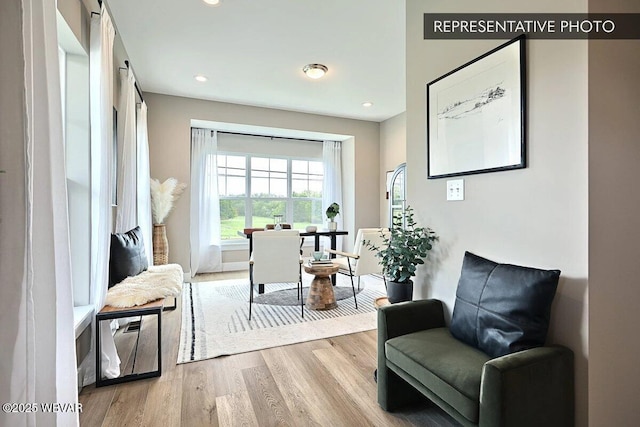 2287 Warrensville Rd, Montoursville, PA 17754 - sitting room featuring wood finished floors and recessed lighting