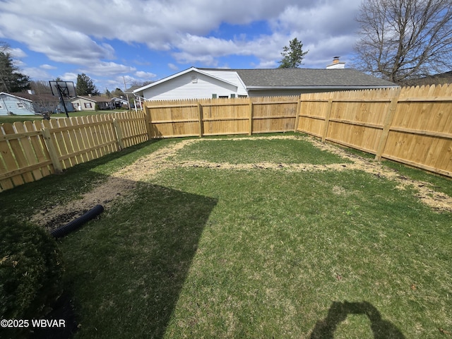 2437 Vista Rd, Williamsport, PA 17701 - view of yard featuring a fenced backyard