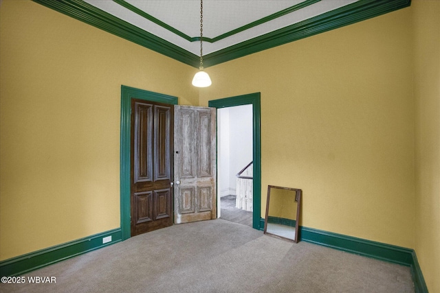 330 High St, Williamsport, PA 17701 - unfurnished room with carpet floors, crown molding, and baseboards