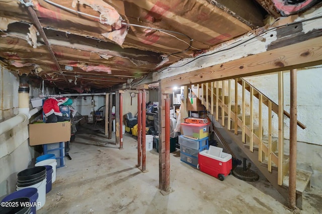 522 S Main St, Jersey Shore, PA 17740 - view of unfinished below grade area