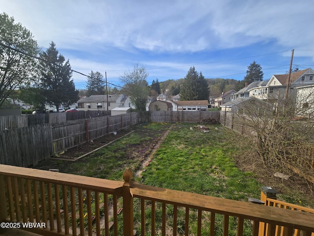 1206 Park Ave, Williamsport, PA 17701 - view of yard with a fenced backyard and a residential view