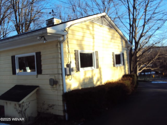 view of side of property