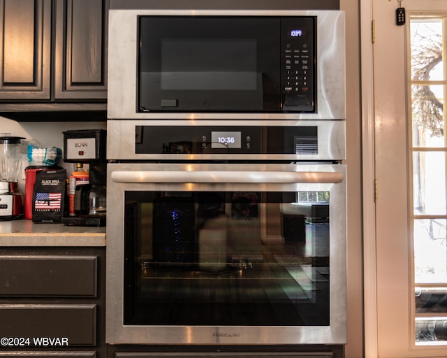 kitchen featuring built in microwave