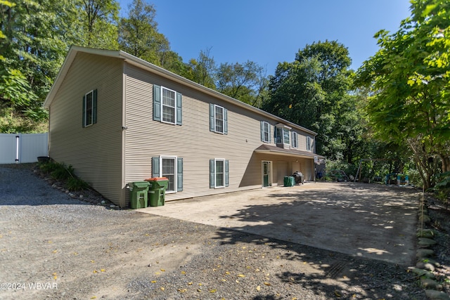 view of rear view of house