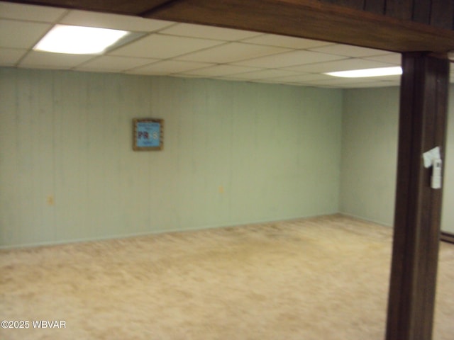 117 Oak Ln, Lock Haven, PA 17745 - finished below grade area featuring a paneled ceiling and carpet floors
