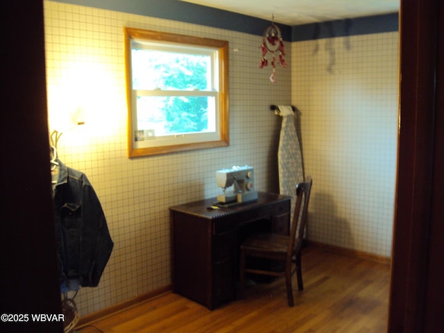 117 Oak Ln, Lock Haven, PA 17745 - office space with wood finished floors and baseboards
