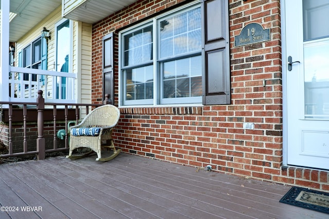 view of deck