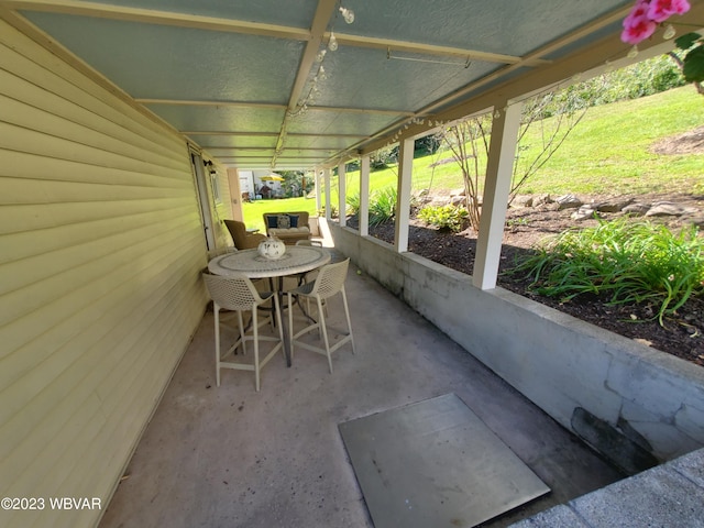 view of patio