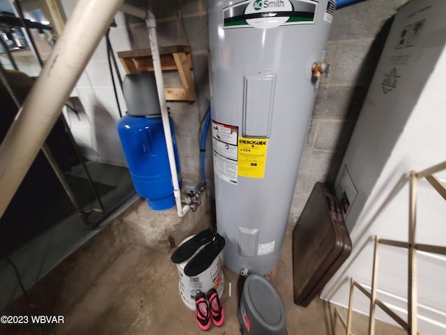 utilities featuring water heater