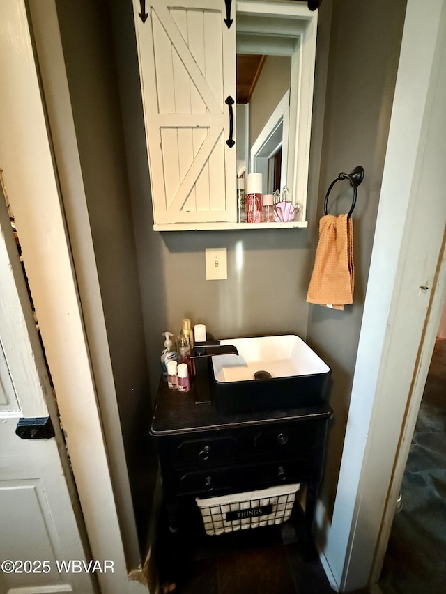 bathroom with a sink