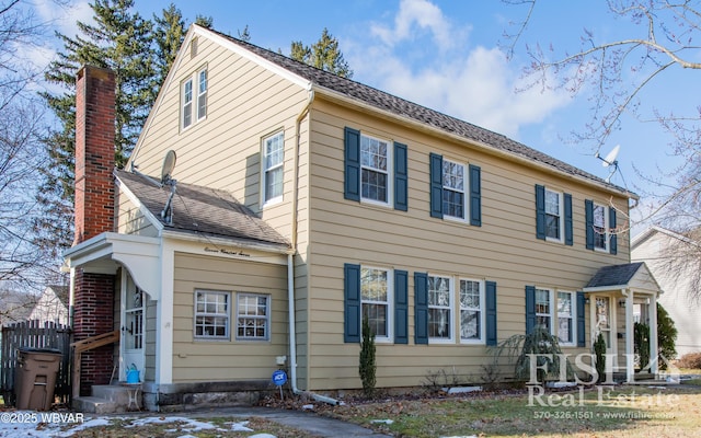 view of front of home