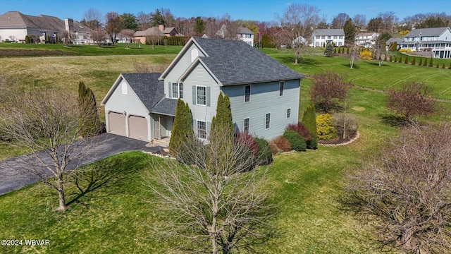 view of property exterior featuring a garage