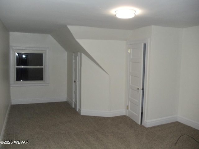 bonus room with carpet floors