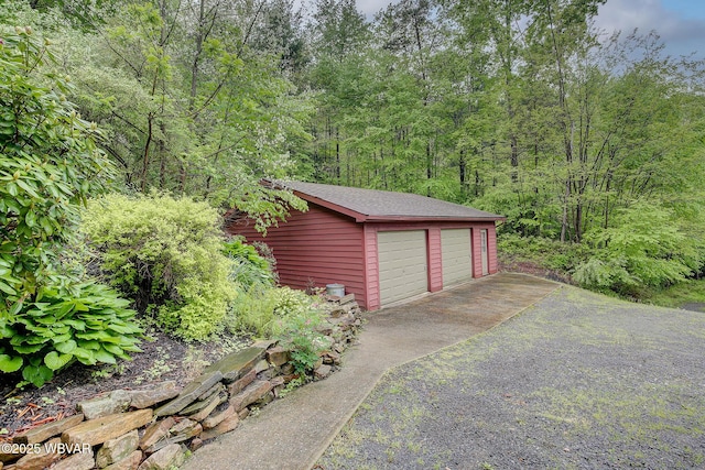 1640 Pleasant Valley Rd, Cogan Station, PA 17728 - detached garage with a wooded view