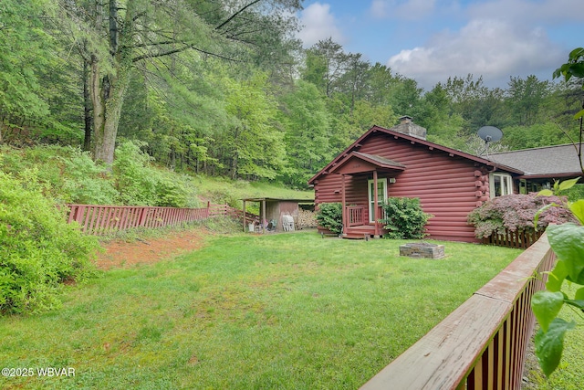 1640 Pleasant Valley Rd, Cogan Station, PA 17728 - view of yard with a forest view