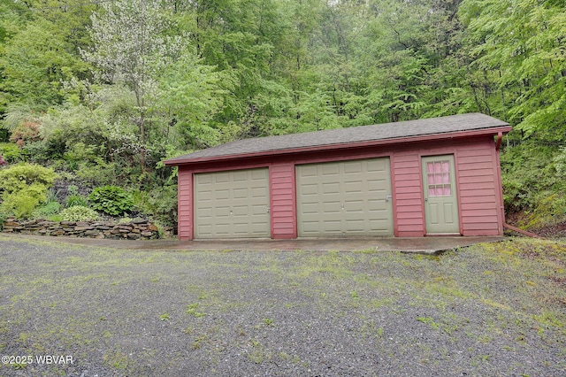 1640 Pleasant Valley Rd, Cogan Station, PA 17728 - detached garage with a view of trees