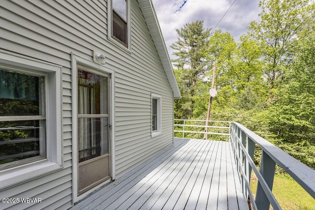 1462 Highland Lake Rd, Hughesville, PA 17737 - view of wooden terrace