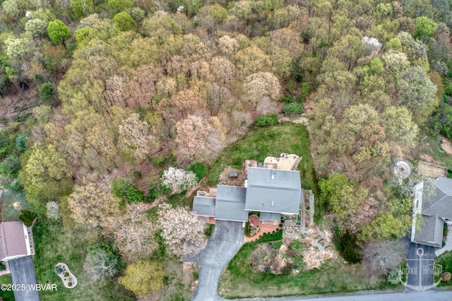 2312 Teaberry Ln, Lock Haven, PA 17745 - birds eye view of property with a forest view