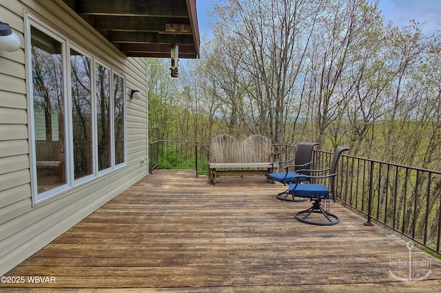 2312 Teaberry Ln, Lock Haven, PA 17745 - view of wooden deck
