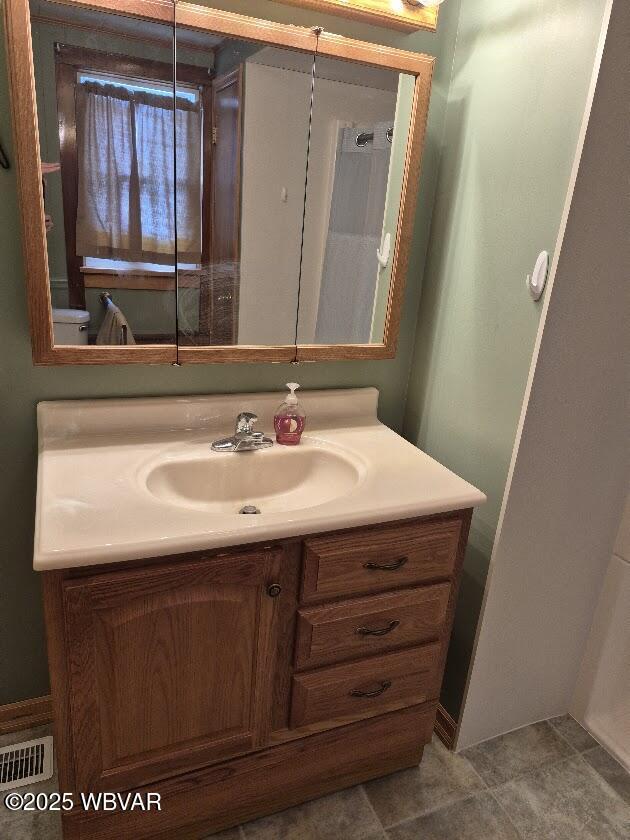 1358 W Valley Rd, Loganton, PA 17747 - bathroom featuring vanity and visible vents