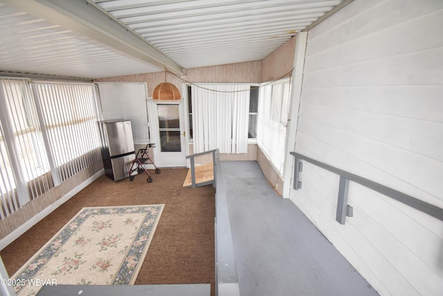 sunroom with plenty of natural light