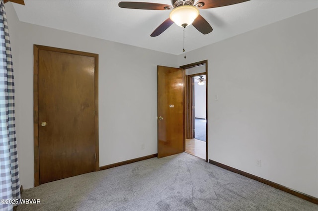6553 Jacks Hollow Rd, Williamsport, PA 17702 - unfurnished bedroom featuring carpet flooring, baseboards, and ceiling fan