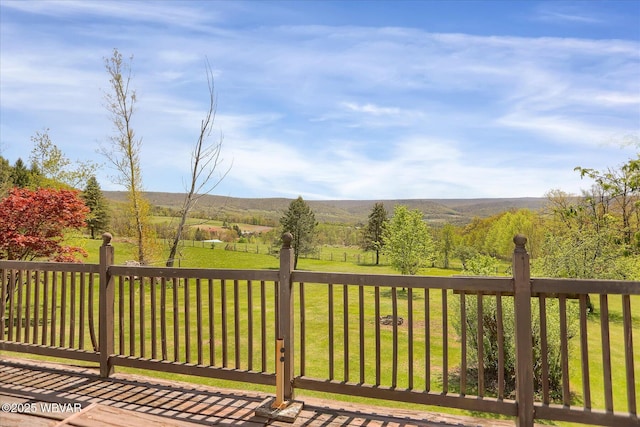 6553 Jacks Hollow Rd, Williamsport, PA 17702 - wooden terrace with a yard