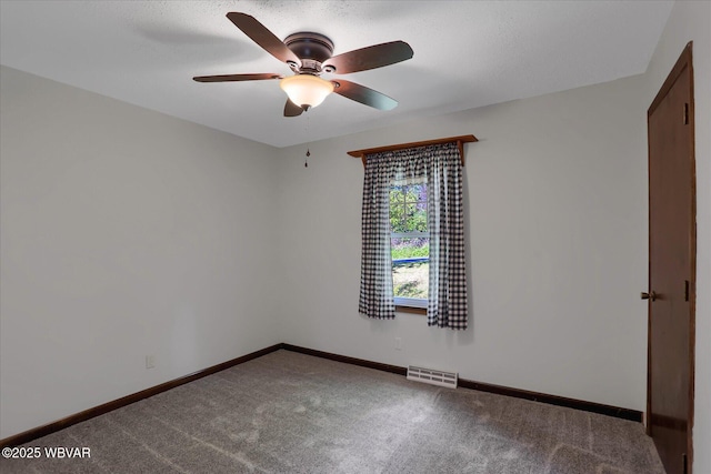 6553 Jacks Hollow Rd, Williamsport, PA 17702 - unfurnished bedroom featuring carpet floors, baseboards, a ceiling fan, and visible vents