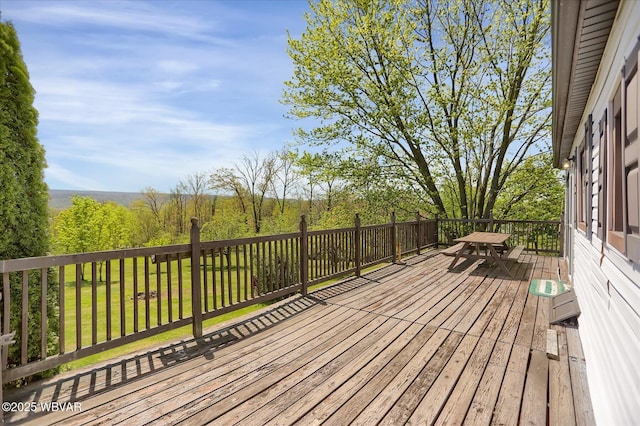 6553 Jacks Hollow Rd, Williamsport, PA 17702 - wooden deck featuring a lawn
