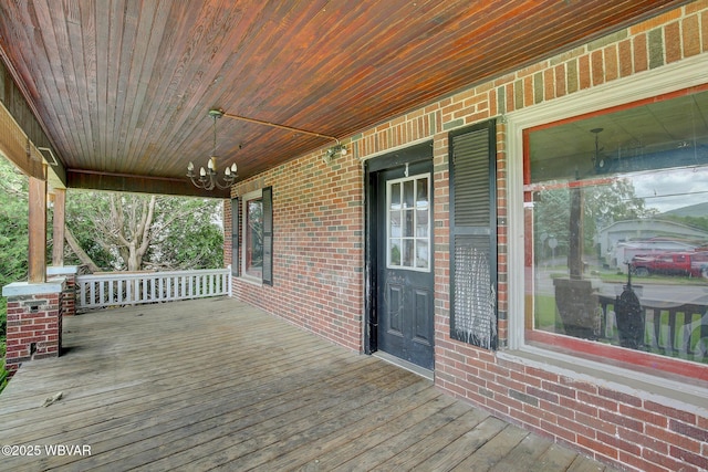 320 E Central Ave, Jersey Shore, PA 17740 - wooden terrace featuring a porch