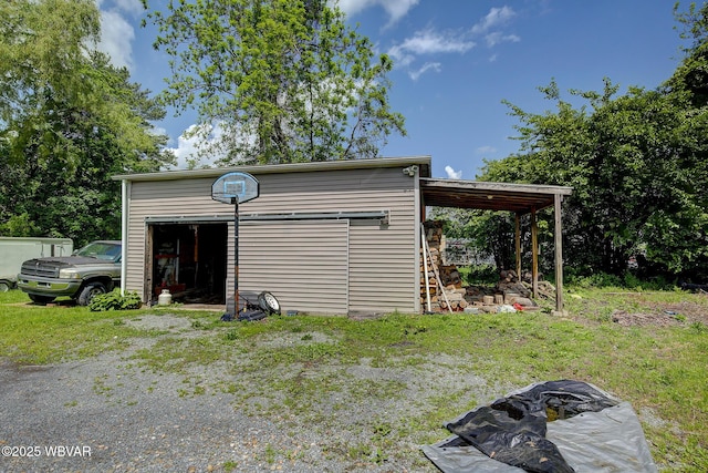 320 E Central Ave, Jersey Shore, PA 17740 - view of outdoor structure featuring an outbuilding and a garage