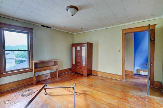 320 E Central Ave, Jersey Shore, PA 17740 - empty room featuring light wood-style floors, baseboards, and ornamental molding