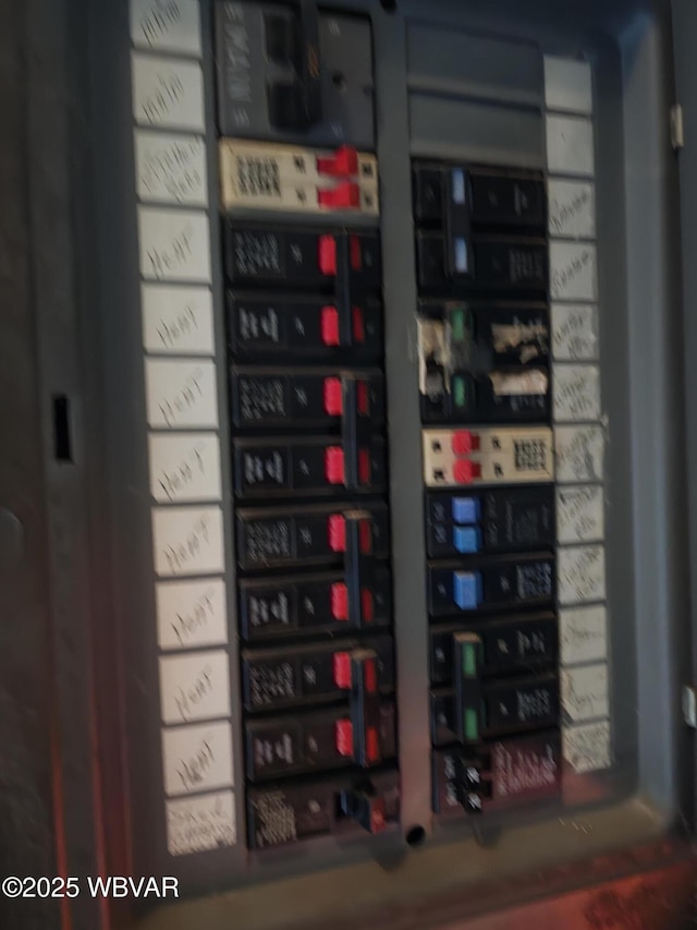 utility room featuring electric panel