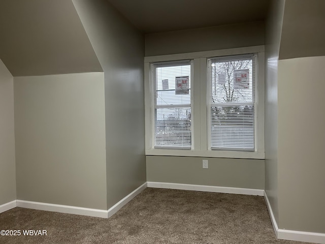 interior space with carpet floors