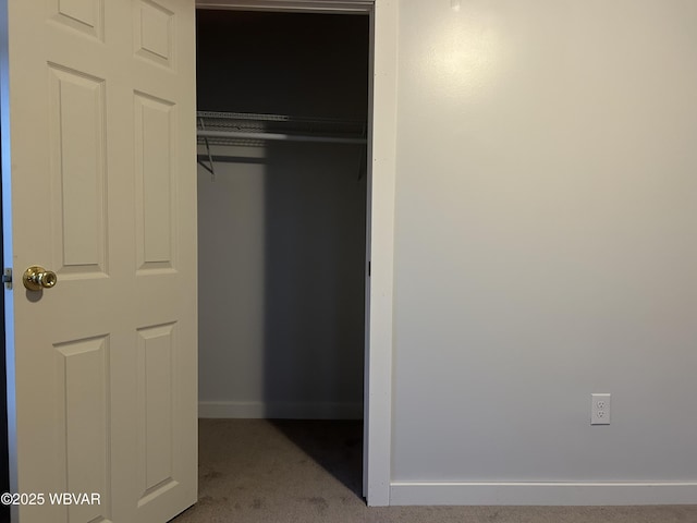 view of closet