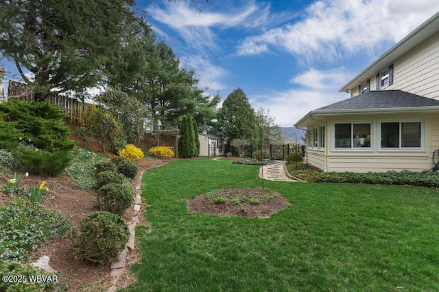 2528 N Hills Dr, Williamsport, PA 17701 - view of yard with fence and an outdoor structure