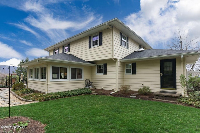 2528 N Hills Dr, Williamsport, PA 17701 - back of house with a yard and fence