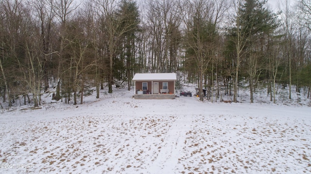 view of front of house with covered porch